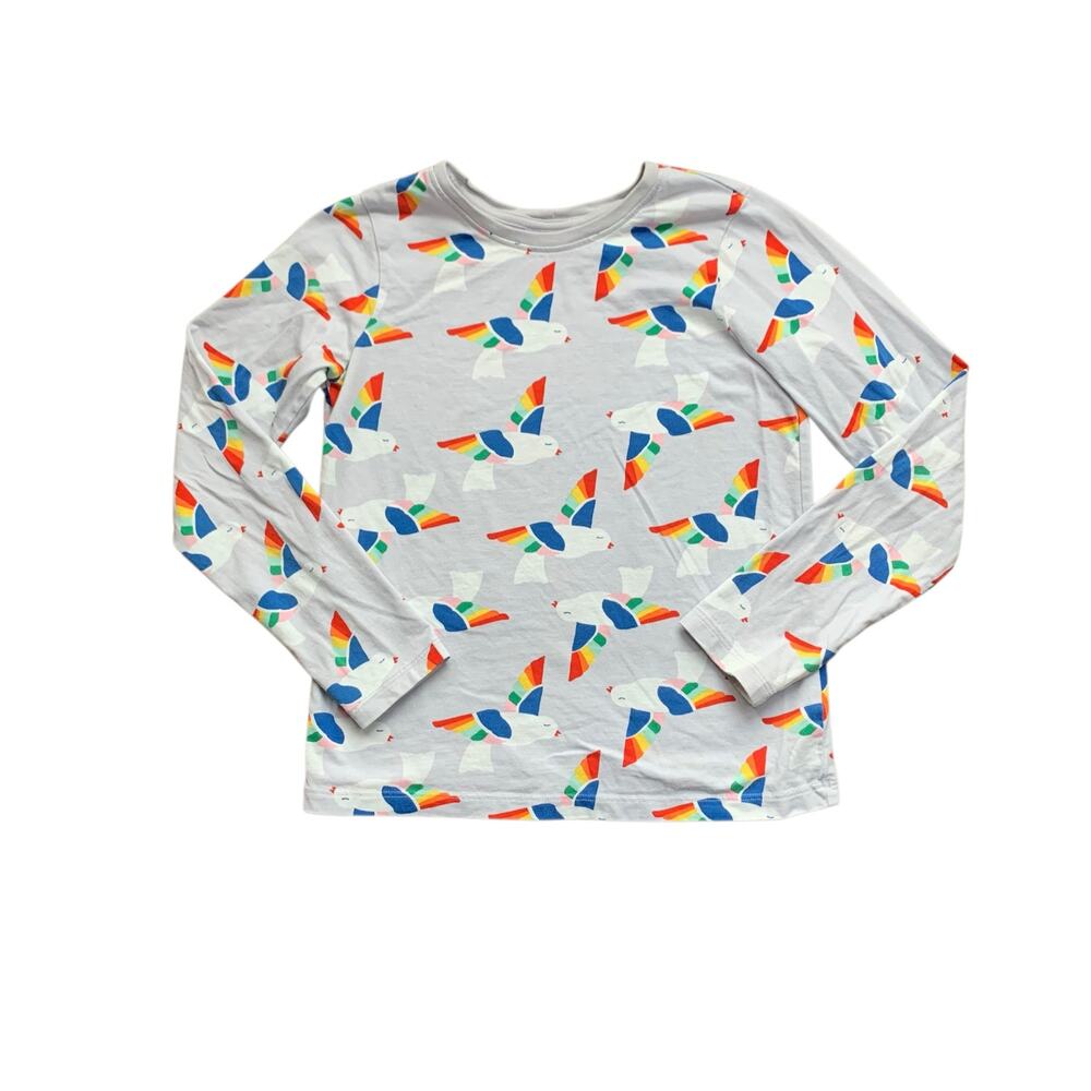 Hanna Andersson Colorful Origami Bird Shirt